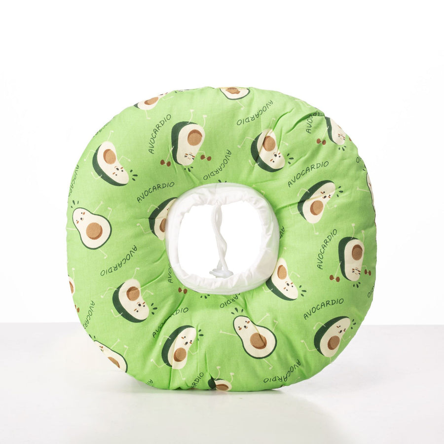 2 pcs Avocado Pet Recovery Collar - Comfortable Anti-Lick Cone for Cats & Dogs Size XS