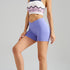 Lavender Purple Yoga Shorts - Seamless, High Waist, Tummy Control Size XL