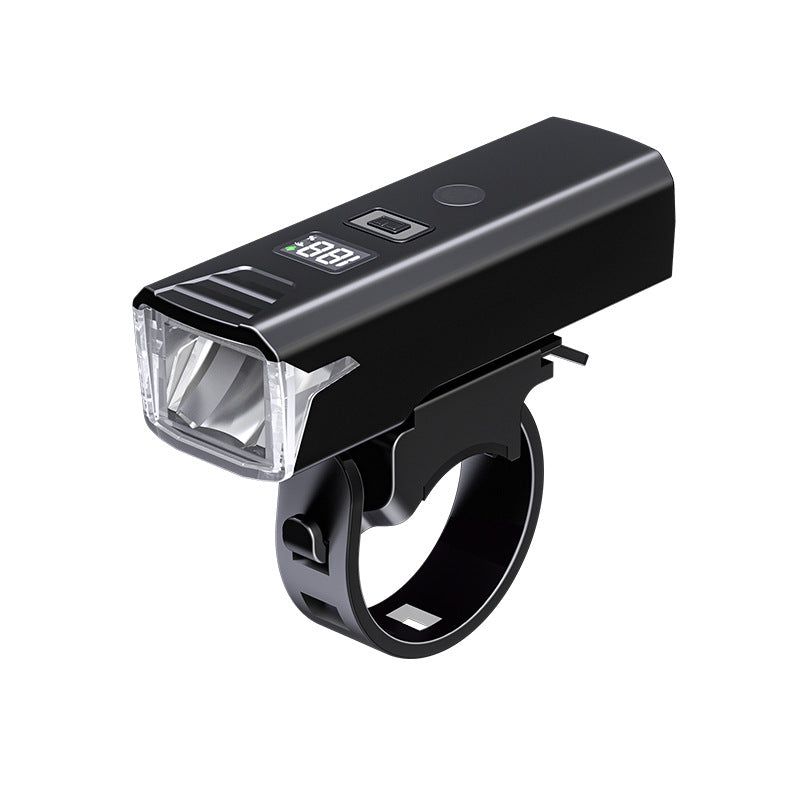 Bike Headlight - Rechargeable LED Bicycle Front Light, 85Âº Floodlight (Digital display model)