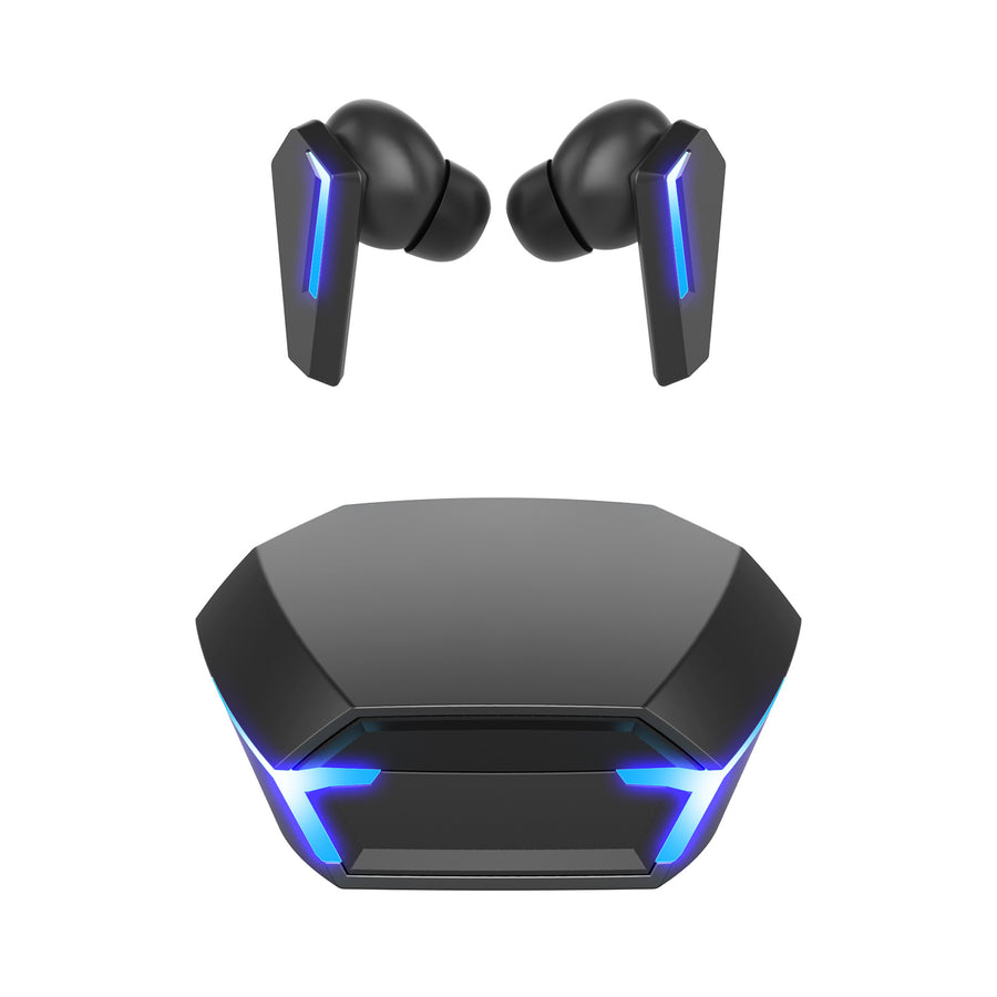 Black Wireless Gaming Earbuds - Bluetooth 5.2, Low Delay, 3D Stereo