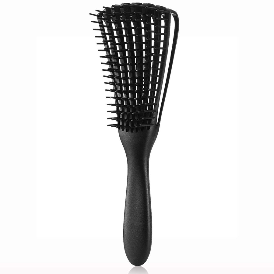 3 - pcs Black Detangling Brush - Octopus Design for Effortless Hair Care