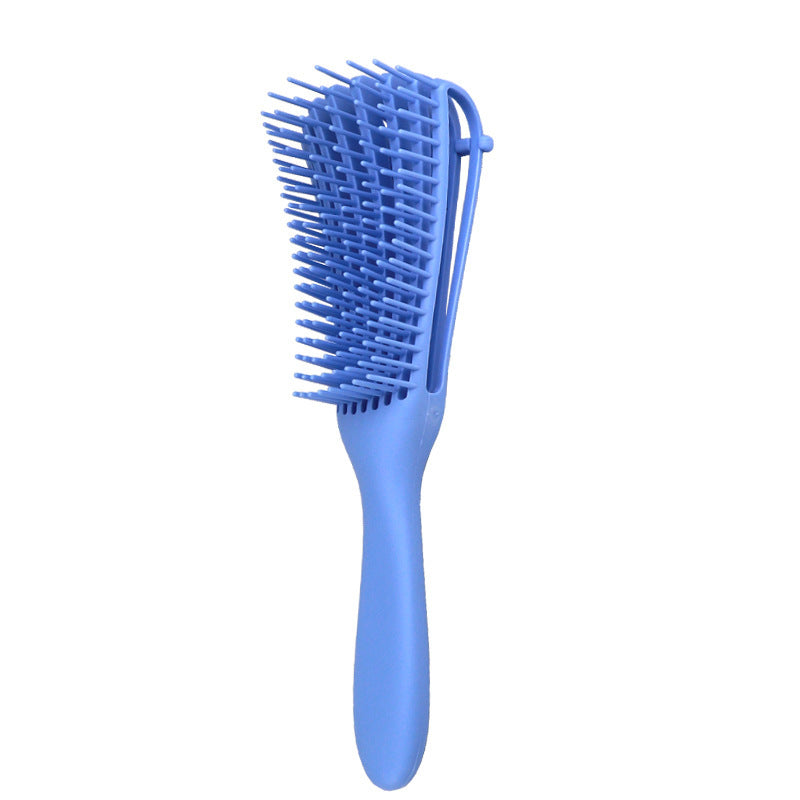 3 - pcs Blue Detangling Brush - Octopus Design for Effortless Hair Care