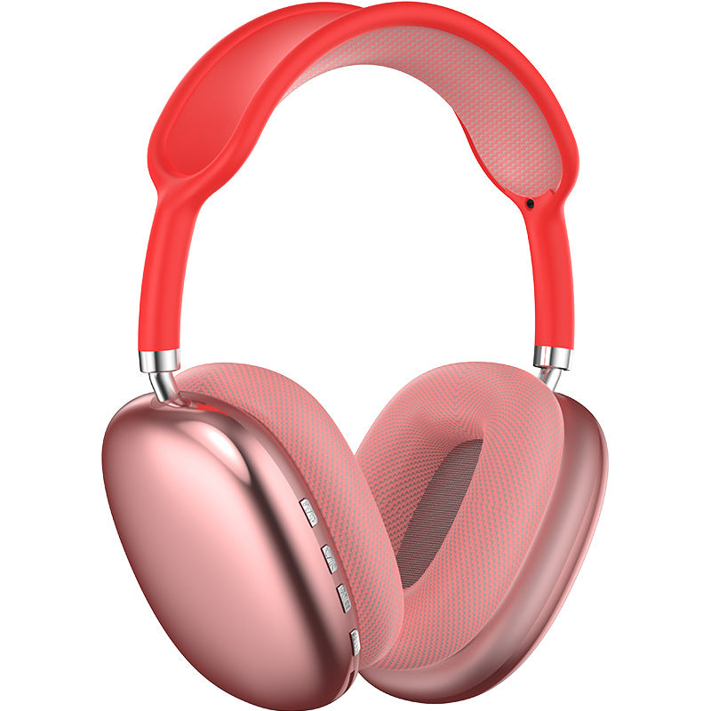 Pink Immersive 3D Audio Headphones - Wireless Over-Ear Comfort, Type-C Charging