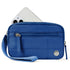 Blue Waterproof Wristlet Wallet - Nylon Pouch for Cards, Phone & Coins(Without Mobile Phone)