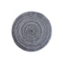 8 Pcs Dark Grey Woven Round Placemat - Non-Slip, Heat-Resistant Dining Table Mat,  30cm