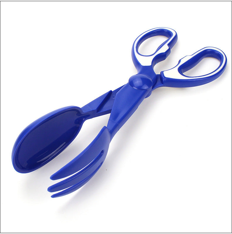 2 Pcs Blue Pet Poop Scooper with Long Handle - Durable Plastic Waste Picker for Dogs and Cats