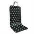 4 Pcs Black with Paw Waterproof Pet Car Seat Cover - Scratch-Resistant Oxford Cloth  for Dogs and Cats (106 x 49 cm)