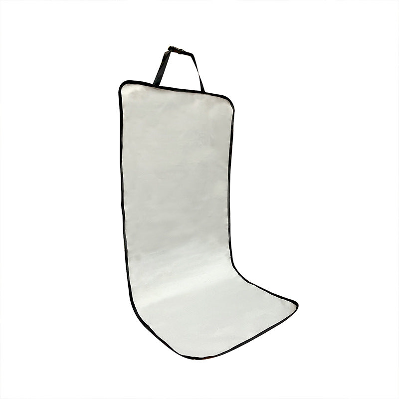 4 Pcs Light Grey Waterproof Pet Car Seat Cover - Scratch-Resistant Oxford Cloth  for Dogs and Cats (106 x 49 cm)