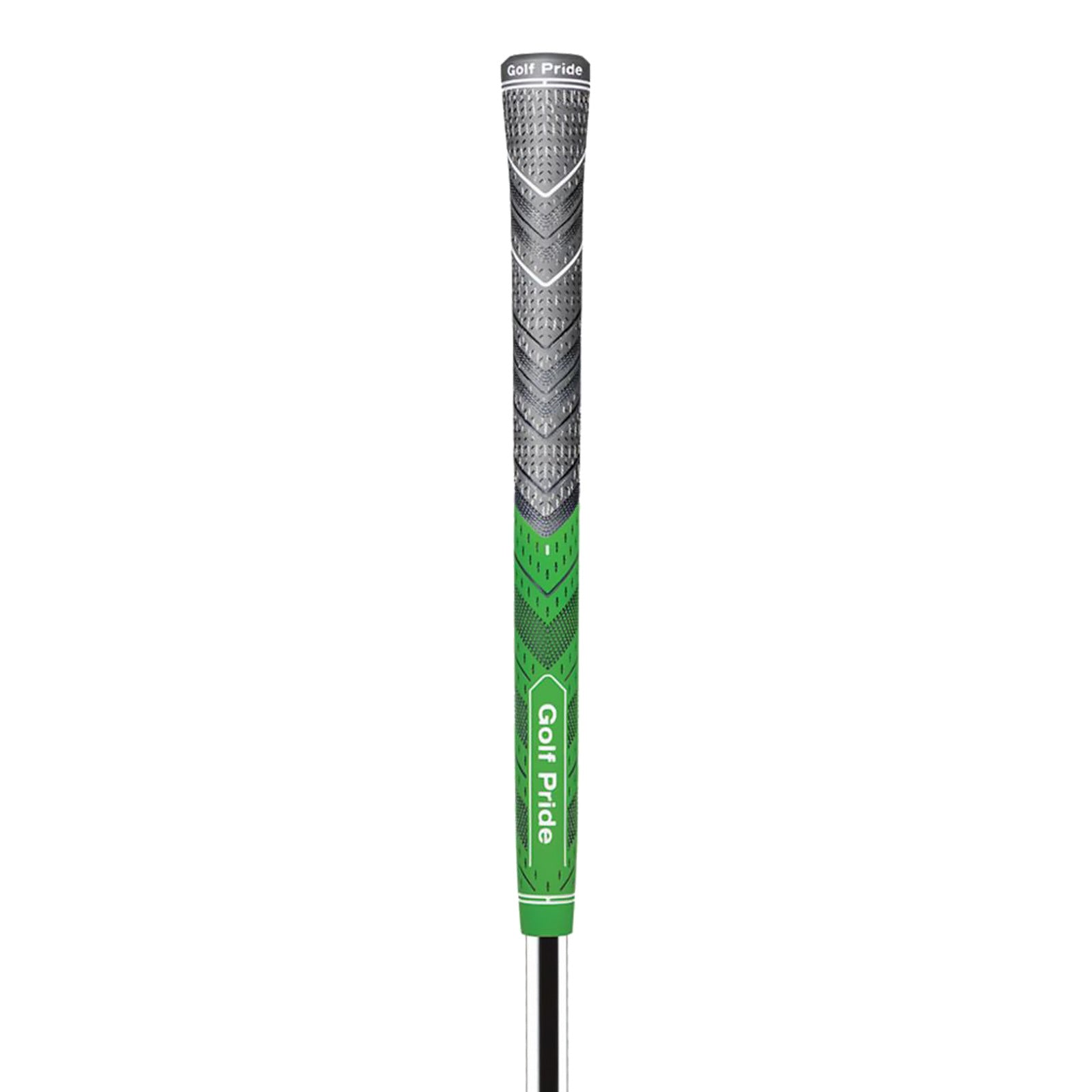 2 Pcs Green MCC PLUS4 Midsize Golf Grip - Rubber and Cotton Thread Hybrid, 265 mm, 72g, Core 60