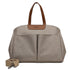 Size Large Khaki Stylish Multi-Function Diaper Bag - Insulated Tote with Shoulder Strap for Baby Essentials