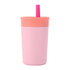 2 Pcs Pink 12oz Insulated Tumbler with Straw - 304 Stainless Steel, BPA-Free, Leak-Proof Coffee Mug for Hot and Cold Drinks