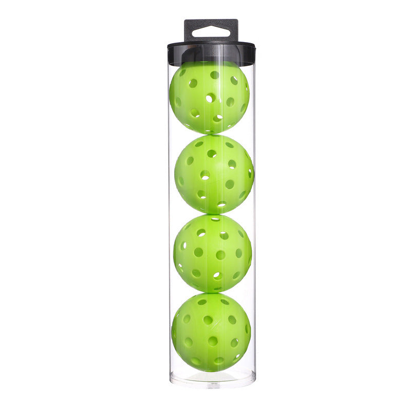 2 Tubes Green Outdoor Pickleball Balls 4-Pack - Durable 40-Hole Design with Carry Tube(8 balls in total)