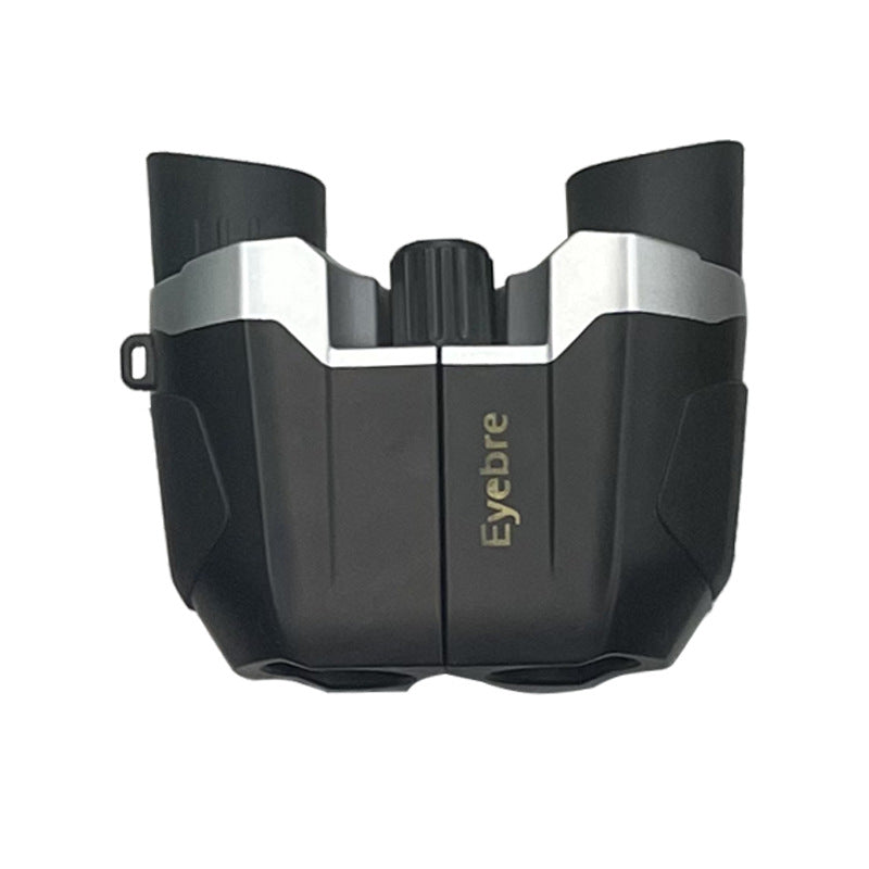 Black-silver (matte finish) 10x22 Kids Binoculars - Multi-Color Compact High-Definition Telescope for Outdoor Adventures & Concerts