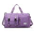 Purple Holographic Gym Duffel Bag - Dry Wet Separation - Large Capacity