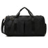 Black Dry Wet Separation Gym Bag - Women&