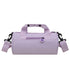 Waterproof Oxford Cylindrical Travel Bag - Large Capacity Handbag with Shoulder Strap(Light Purple)