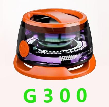 G300 Magnetic Suction Bluetooth Speaker - RGB Lights, 40mm Driver, 6H Playtime(Orange)