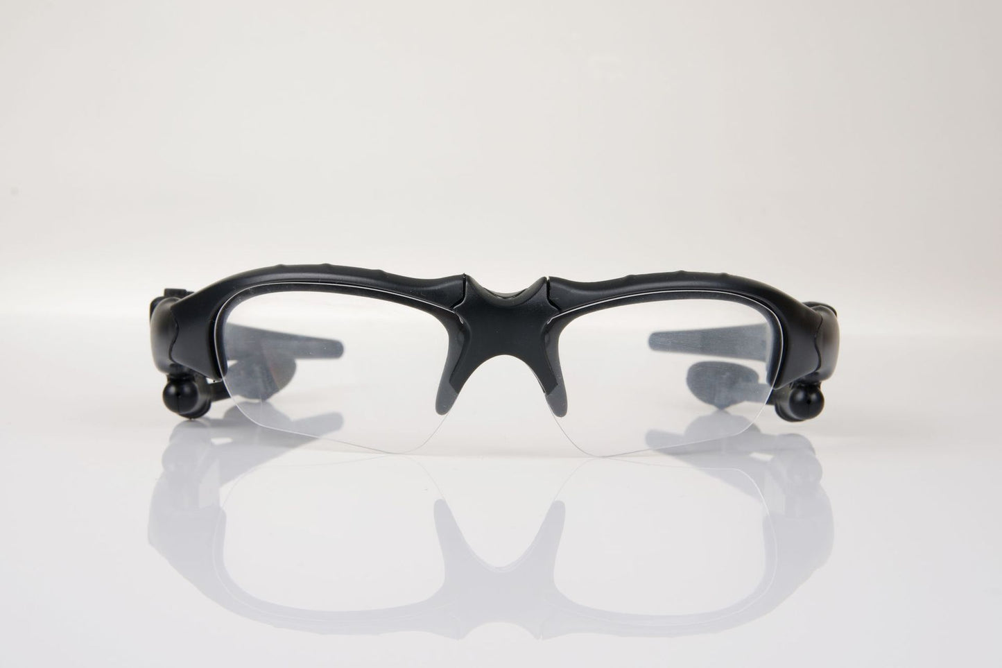 Transparent Bluetooth Sunglasses with Wireless Earbuds for Music and Calls