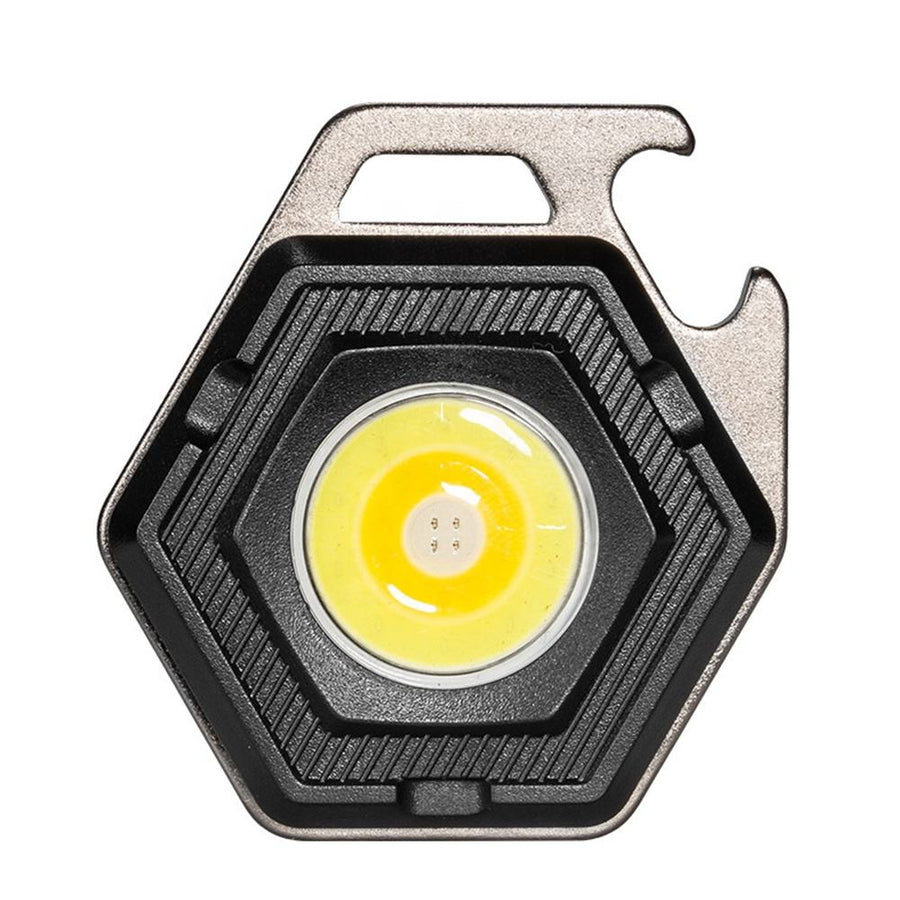 2 pcs Hexagon Mini flashlight for outdoor and self-defense use