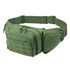 Green Rugged Tactical Waist Pack - MOLLE Outdoor Fanny Bag for Hiking Cycling & Travel