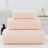 Light Pink Premium 3-Piece Waffle Weave Cotton Towel Set - Lightweight, Quick-Dry & Absorbent - Bath, Hand, Face Cloth