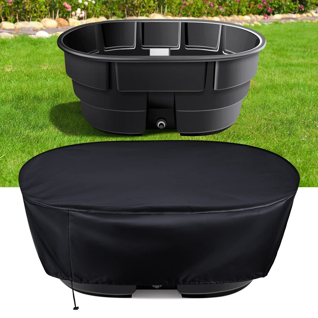 150 Gallons(58'Lx39'Wx25'H) Outdoor Gallon Cover Sun Shade for Patio, Pool, and Water Tanks