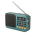 Portable Digital Music Player & FM Radio,4 Playback Modes, LED Flashlight(Green)