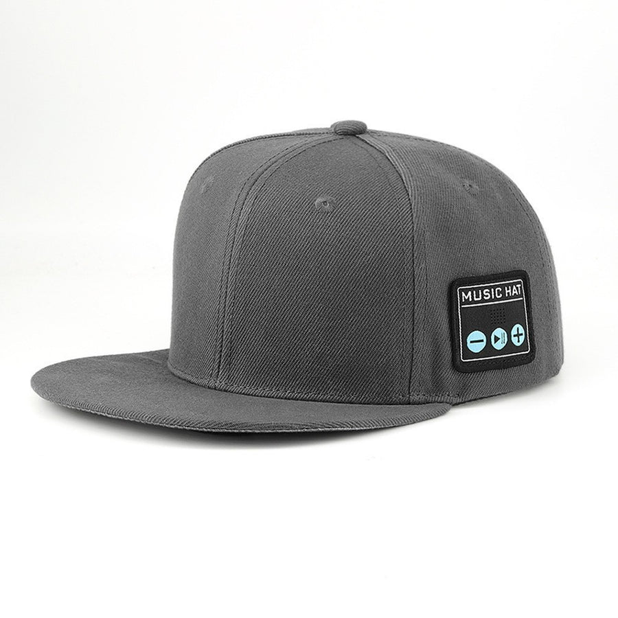 Wireless Bluetooth 5.0 Music Hat - Outdoor Speaker Cap with Mic, Sun Protection & Breathable Fabric(Gray)