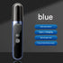 Electric Nose & Ear Hair Trimmer - USB-C Rechargeable, LED Display, Washable 360deg Head, Low Noise(blue)