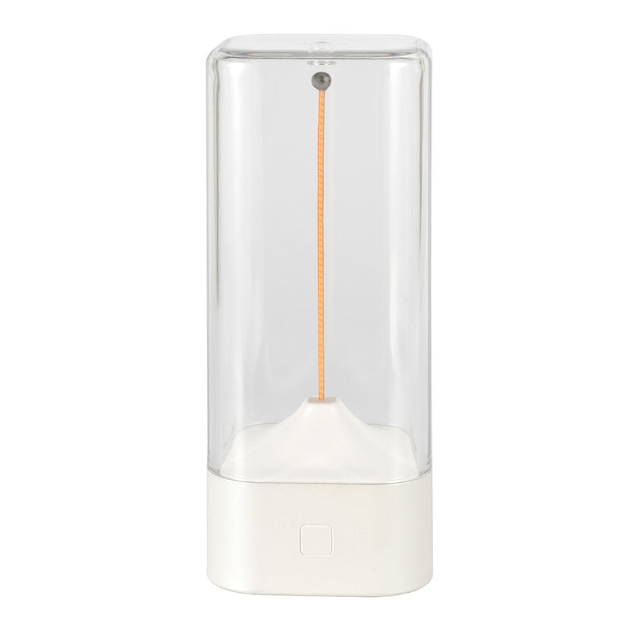 Magnetic Levitating Night Light with Flexible LED - USB-C Rechargeable, Stepless Dimming & Outdoor Hook(white)