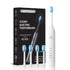 Professional Sonic Electric Toothbrush - 5 Modes, 40000 VPM, 180-Day Battery, IPX7 Waterproof with 4 Brush Heads(white)