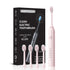 Professional Sonic Electric Toothbrush - 5 Modes, 40000 VPM, 180-Day Battery, IPX7 Waterproof with 4 Brush Heads(pink)