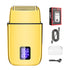 Professional Electric Foil Shaver for Men - 3 Speed Modes, LED Display, USB Rechargeable, Waterproof(gold)