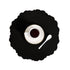 4 pcs Retro Faux Leather Placemat - Waterproof & Oil-Proof Dining Table Mat (Black)