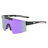 Purple Lenses With Black Temples Ultra-Light Polarized Sports Sunglasses - Wraparound Shield Design for Cycling & Outdoor Performance