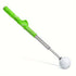 Green Pro Golf Swing Trainer - Extendable with Audible Click & Corrective Grip Aid