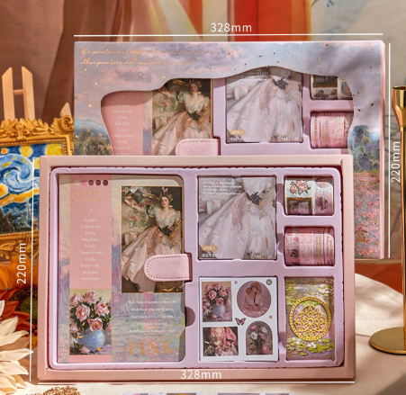 Sea of Essar Vintage Hand Account Gift Box Set - Complete Notebook Kit for Students and Festivals