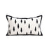 Trees Triangle Elegant Two-Piece INS-Style Jacquard Pillow Covers - Black & White Sofa Decor