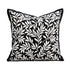 45*45cm Leaves Triangle Elegant Two-Piece INS-Style Jacquard Pillow Covers - Black & White Sofa Decor