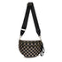 Black-brown Checkered Trendy Sling Bag - Women&
