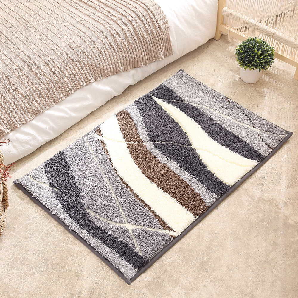 Bathroom Mat - Super Absorbent Non-Slip Rug (40x60cm), Toilet Floor Mat for Bathroom/Bedroom/Entryway