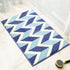 Blue Bathroom Mat - Super Absorbent Non-Slip Rug (40x60cm), Toilet Floor Mat for Bathroom/Bedroom/Entryway