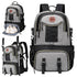 Dark Grey Stylish Large Capacity Backpack - Water-Resistant Oxford Rucksack for Travel, School & Daily Use