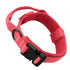 L Red Tactical Dog Collar - Heavy Duty Nylon Pet Collar for Medium & Large Dogs, Adjustable (3.8cm Width) 