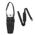 Black Insulated Tumbler Carrier Pouch with Adjustable Strap & Pocket