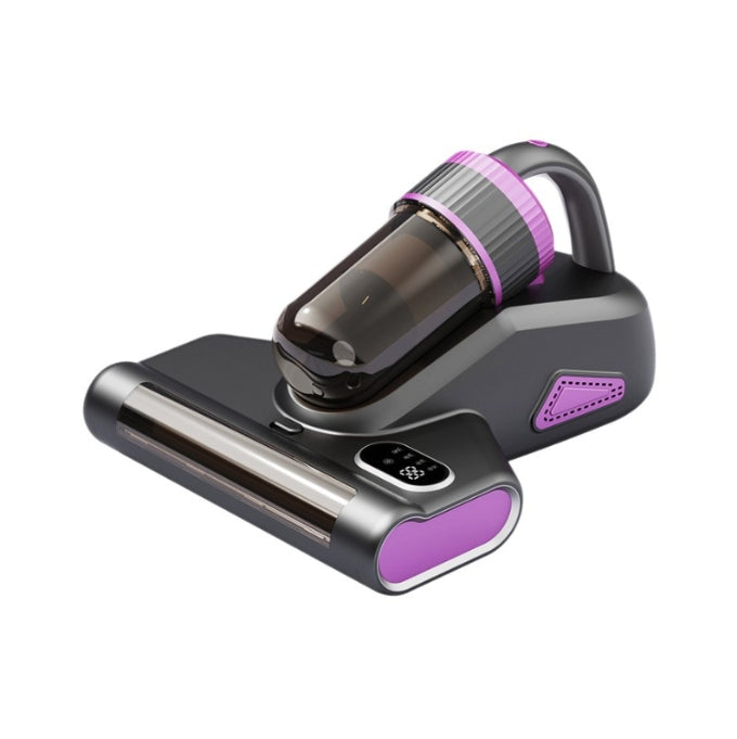 Purple Advanced Cordless UV-C Dust Mite Vacuum - Handheld Cleaner with Hot Air, Pulsating Pads & LED Display