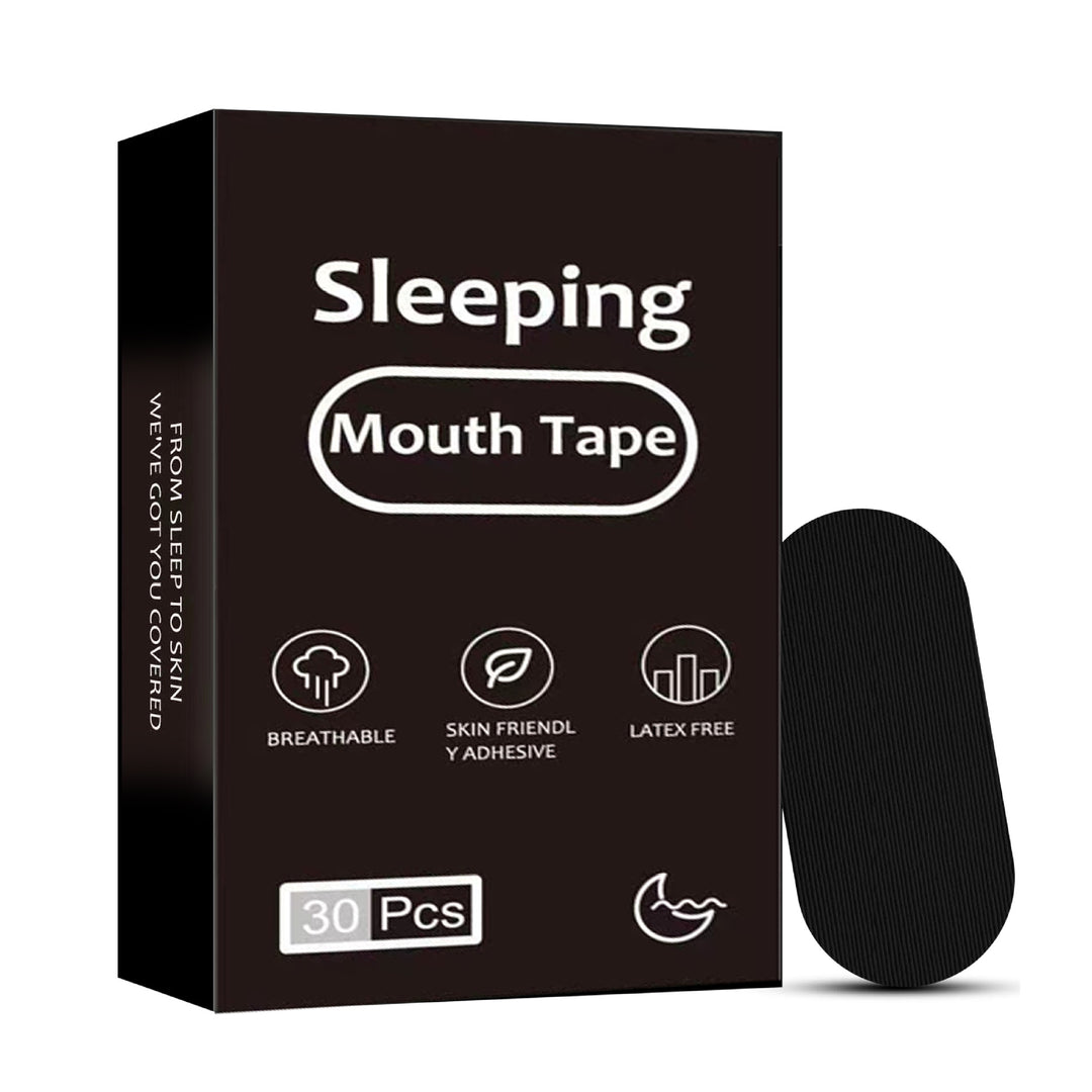 2-piece Premium Sleep Stop Snoring Strips - 30 pieces of breathable, skin-friendly tape for snoring relief, correcting mouth breathing and improving sleep