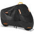 Heavy Duty 212D Waterproof Motorcycle Cover - All Season Outdoor Protection with Lock Holes & Windproof Buckles(Size: 2XL)