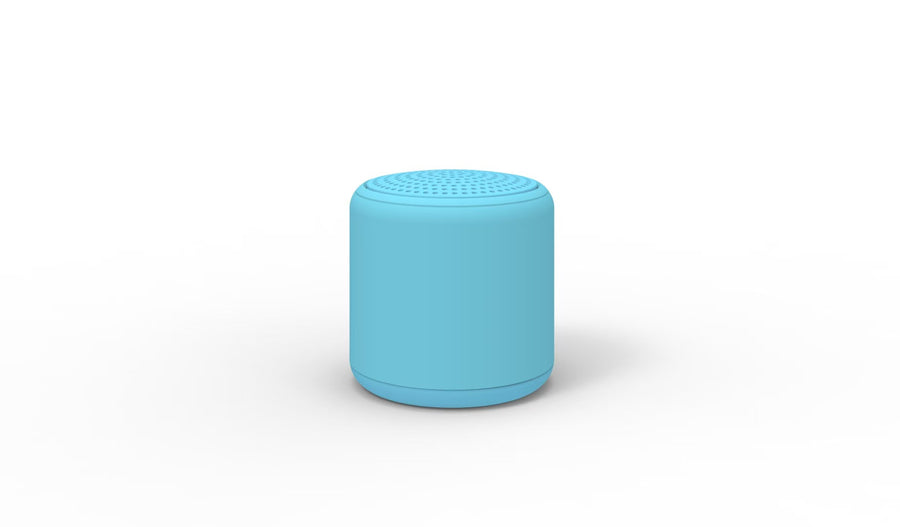 Blue Mini Portable Bluetooth Speaker - Compact Wireless Speaker with Rich Bass & Dual Sound Modes