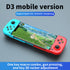 Portable Telescopic Mobile Game Controller - Bluetooth 5.0, iOS/Android/PC Compatible, 400mAh Battery(blue and red)